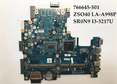 Placa Base HP ZS040 LA-A998P REV 2.0 i3-3217U (SR0N9) para HP 14-R ...